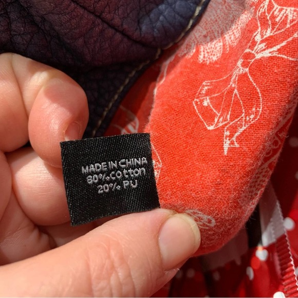 RED BY MARC ECKO - Blue/red/yellow cloth and “leather-like” trim purse - Picture 10 of 10